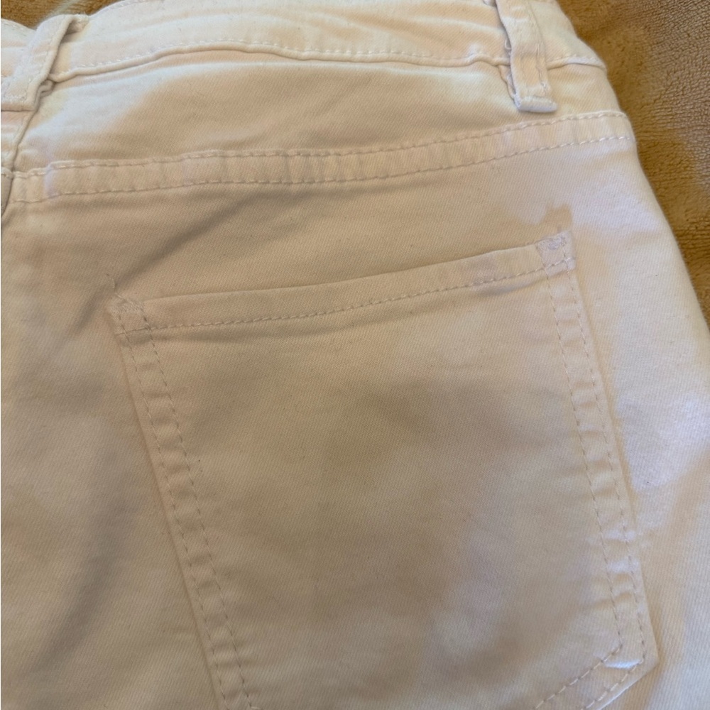 Angel Kiss White High Waist Shorts - Picture 7 of 8